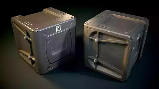 Sci-Fi Generic Prop - Lowpoly Free low-poly 3D model