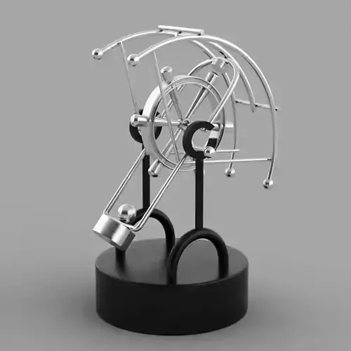 Kinetic desk sculpture 3D model