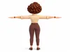 3D model Stylized Female Teacher 3D Character Rigged Animated Mother VR ...