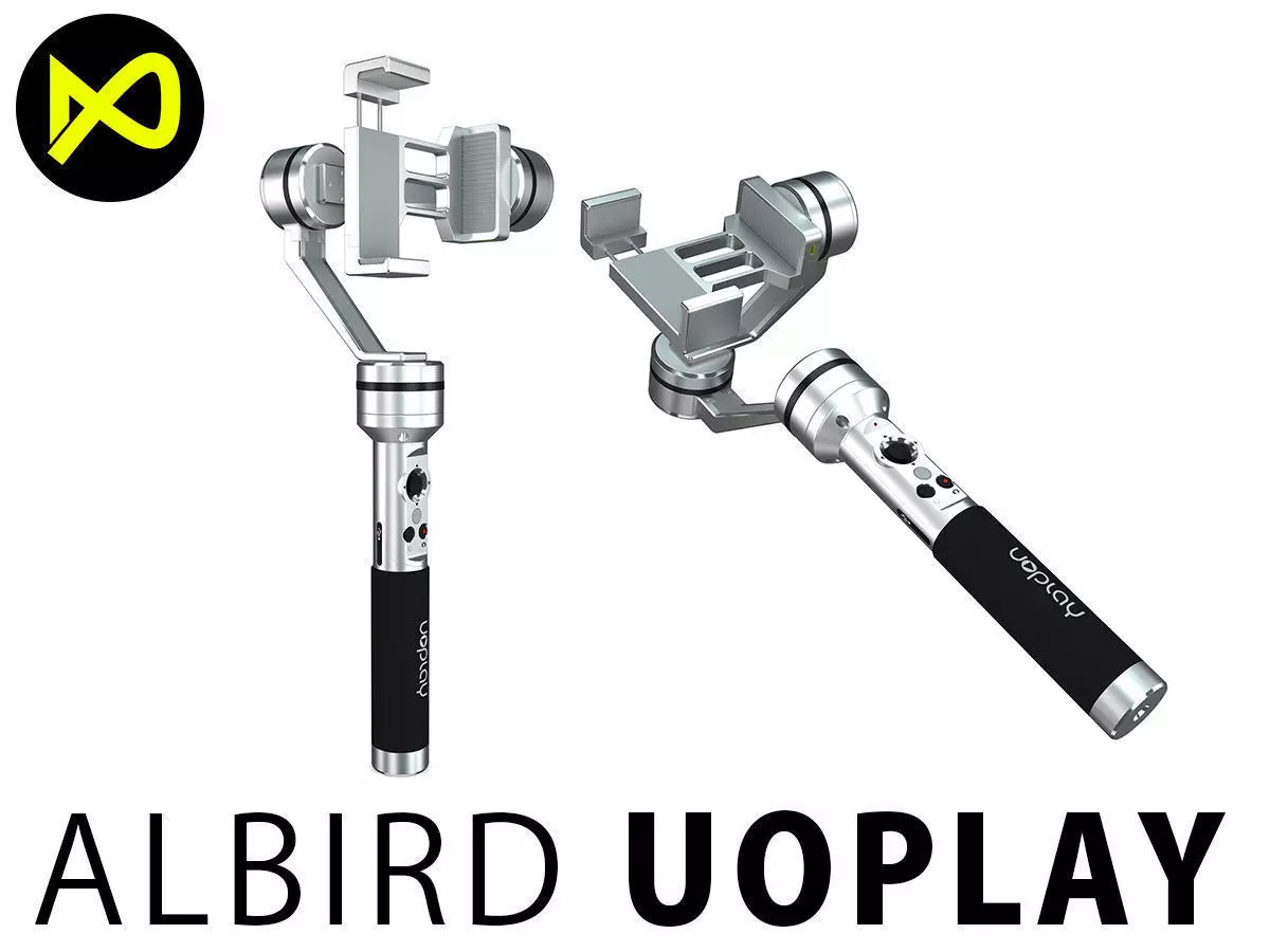 AIbird Uoplay 2 3-Axis Handheld Universal Smartphone Gimbal 3D model