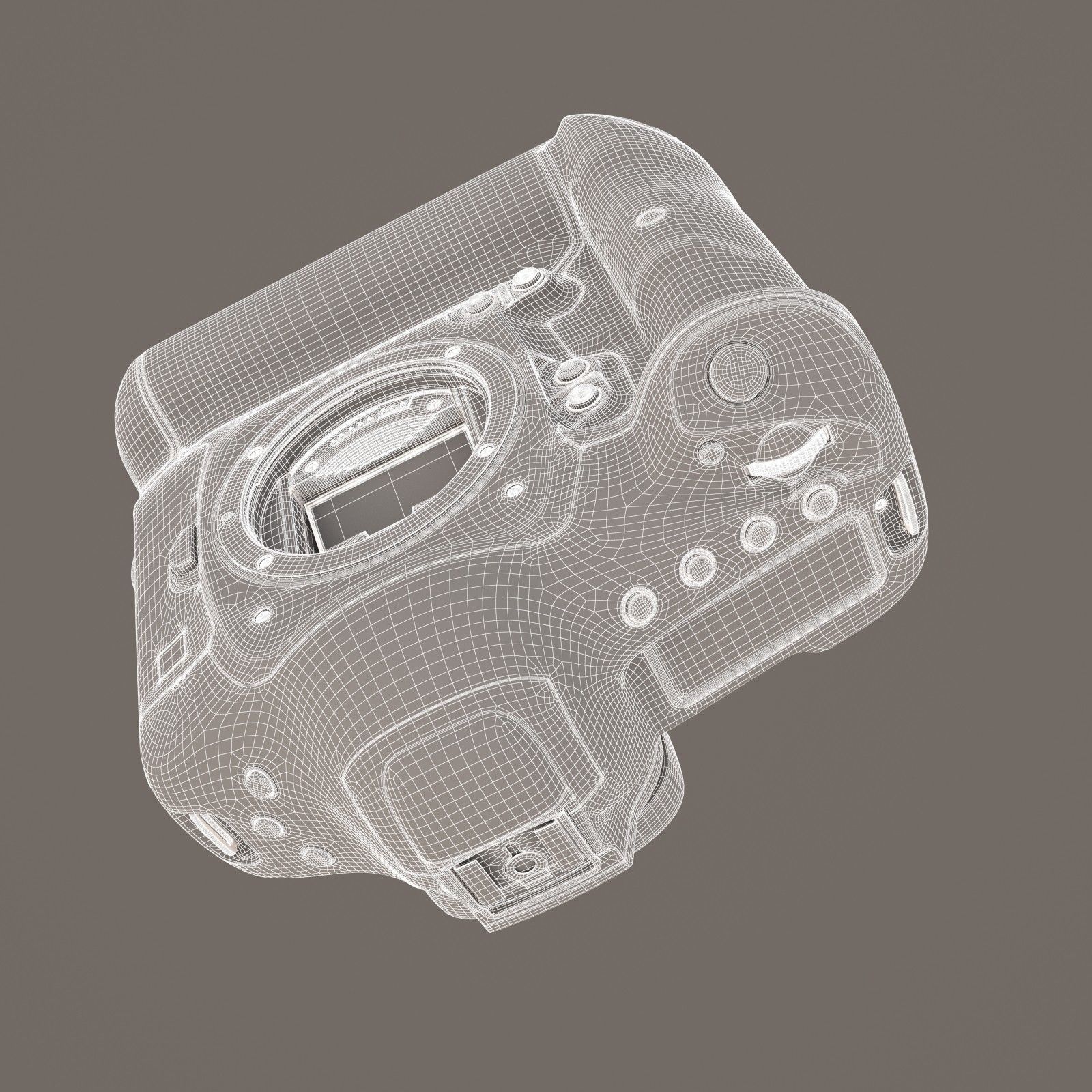 Canon EOS-1D X Mark II DSLR Camera Body Only 3D model_25