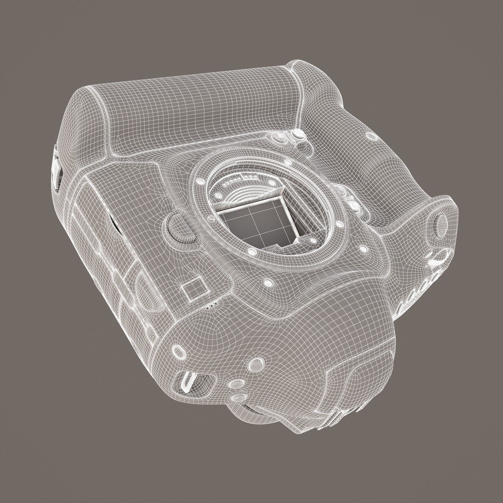 Canon EOS-1D X Mark II DSLR Camera Body Only 3D model_23