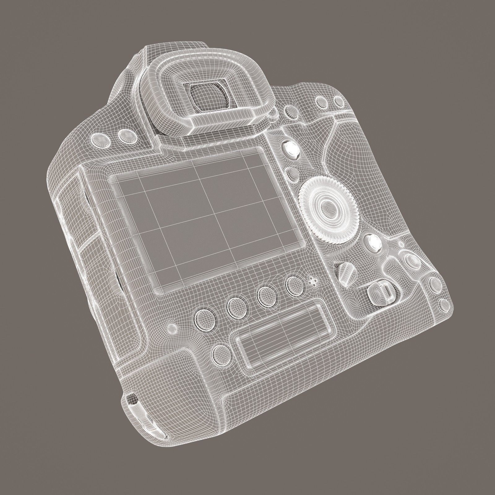 Canon EOS-1D X Mark II DSLR Camera Body Only 3D model_18