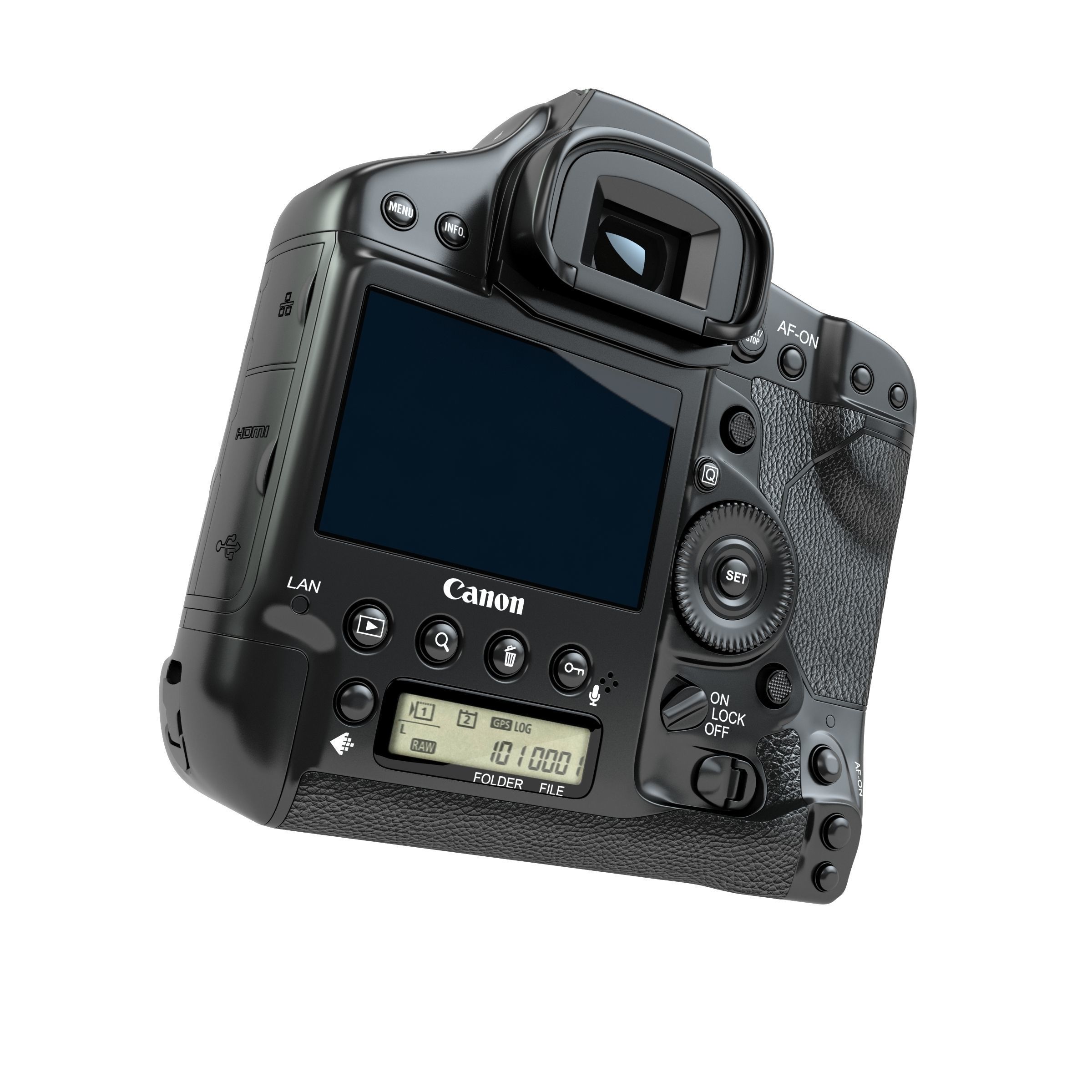 Canon EOS-1D X Mark II DSLR Camera Body Only 3D model_10