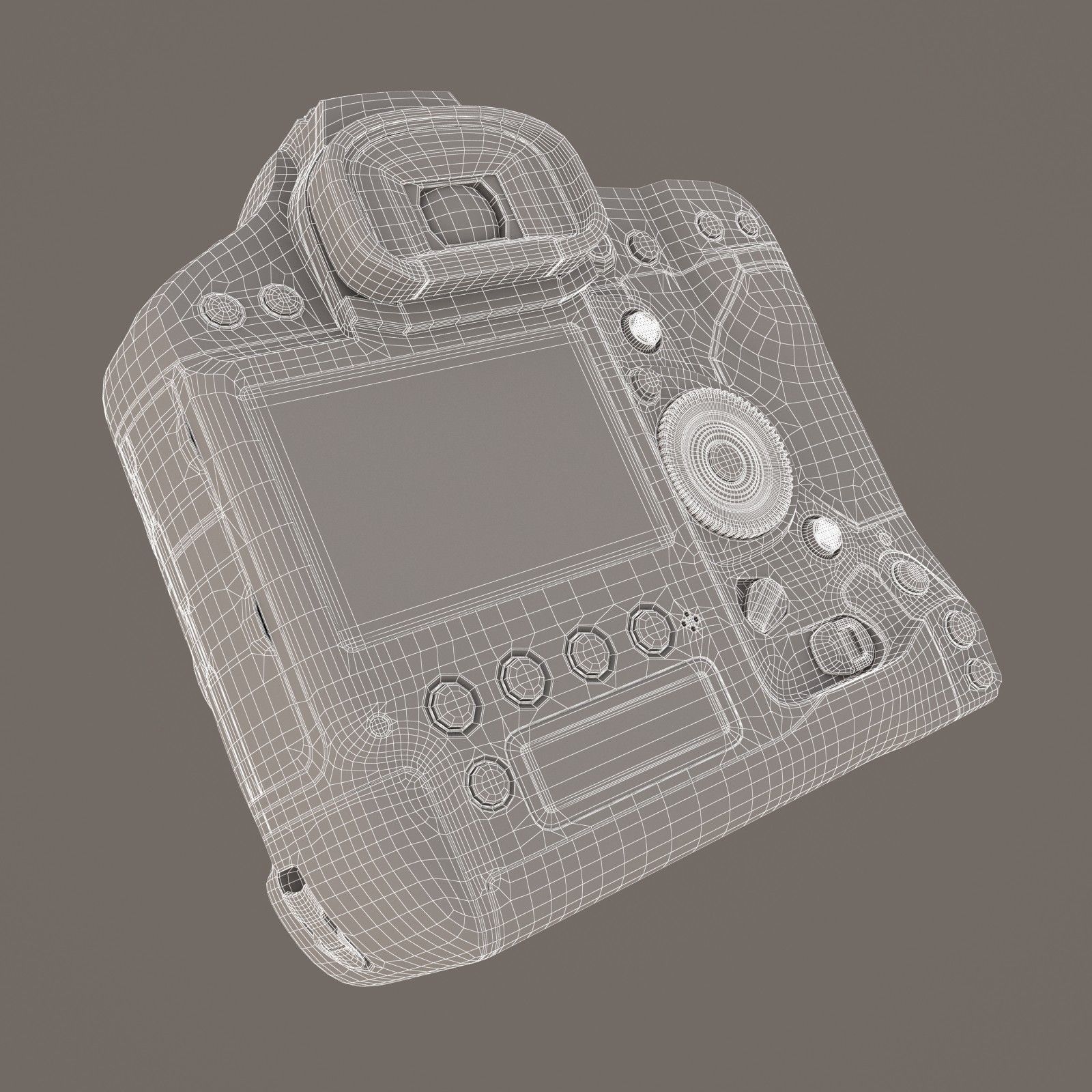 Canon EOS-1D X Mark II DSLR Camera Body Only 3D model_16
