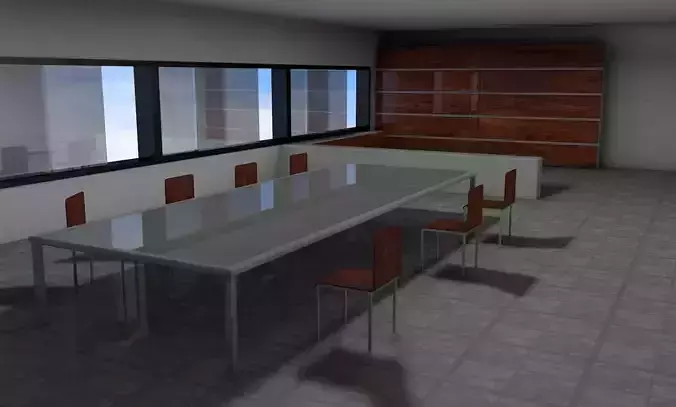 Business Room C4D