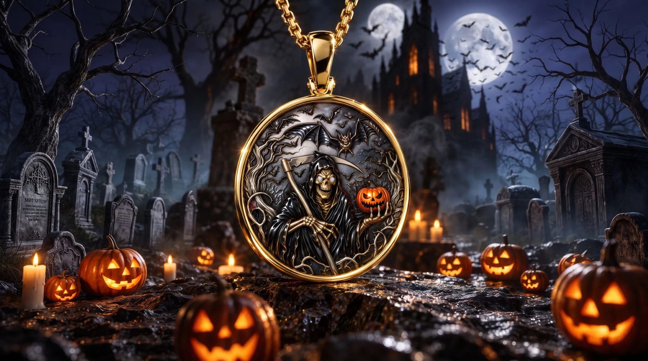 Halloween Pendant 3dm STL Ready for Casting Model N1764 3D print model