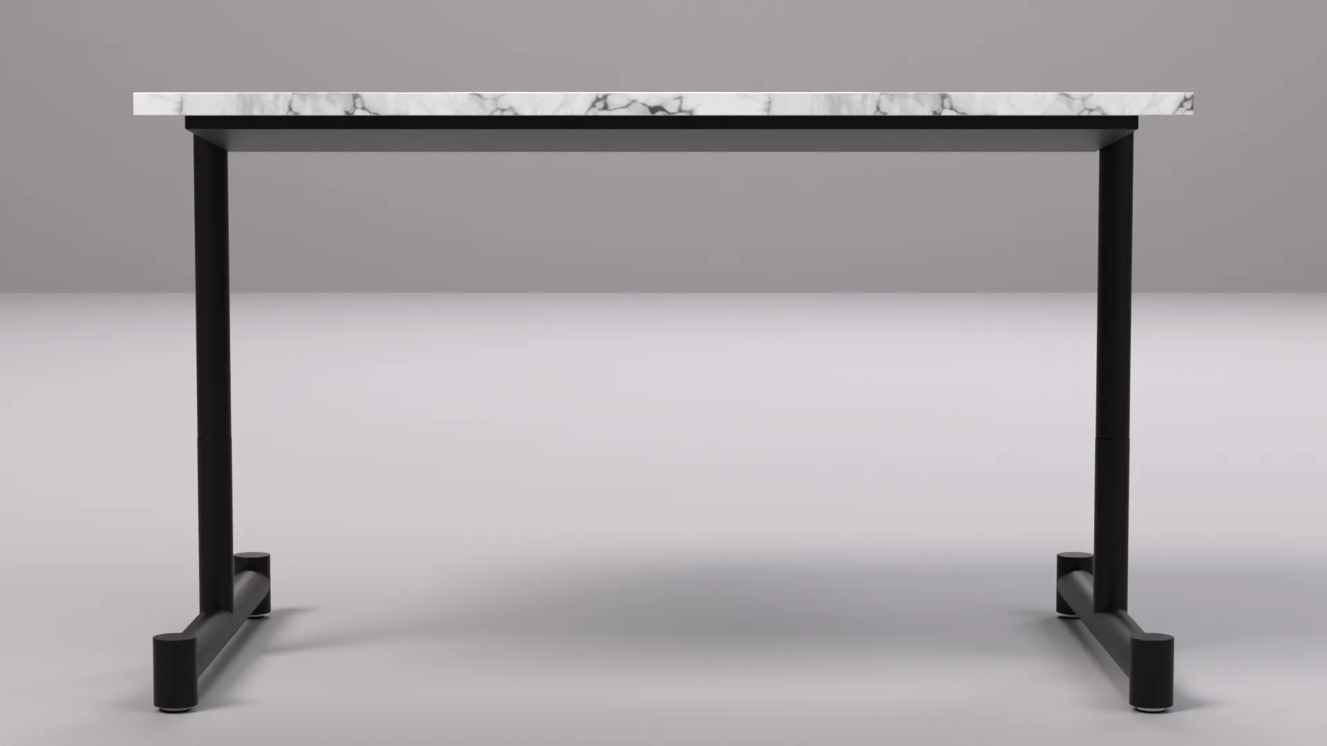 Restaurant Table Top White Faux Marble Low-poly 3D model