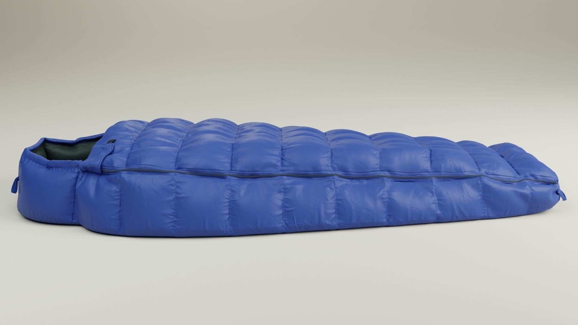 Sleeping bag 3D model_2
