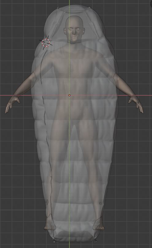 Sleeping bag 3D model_17