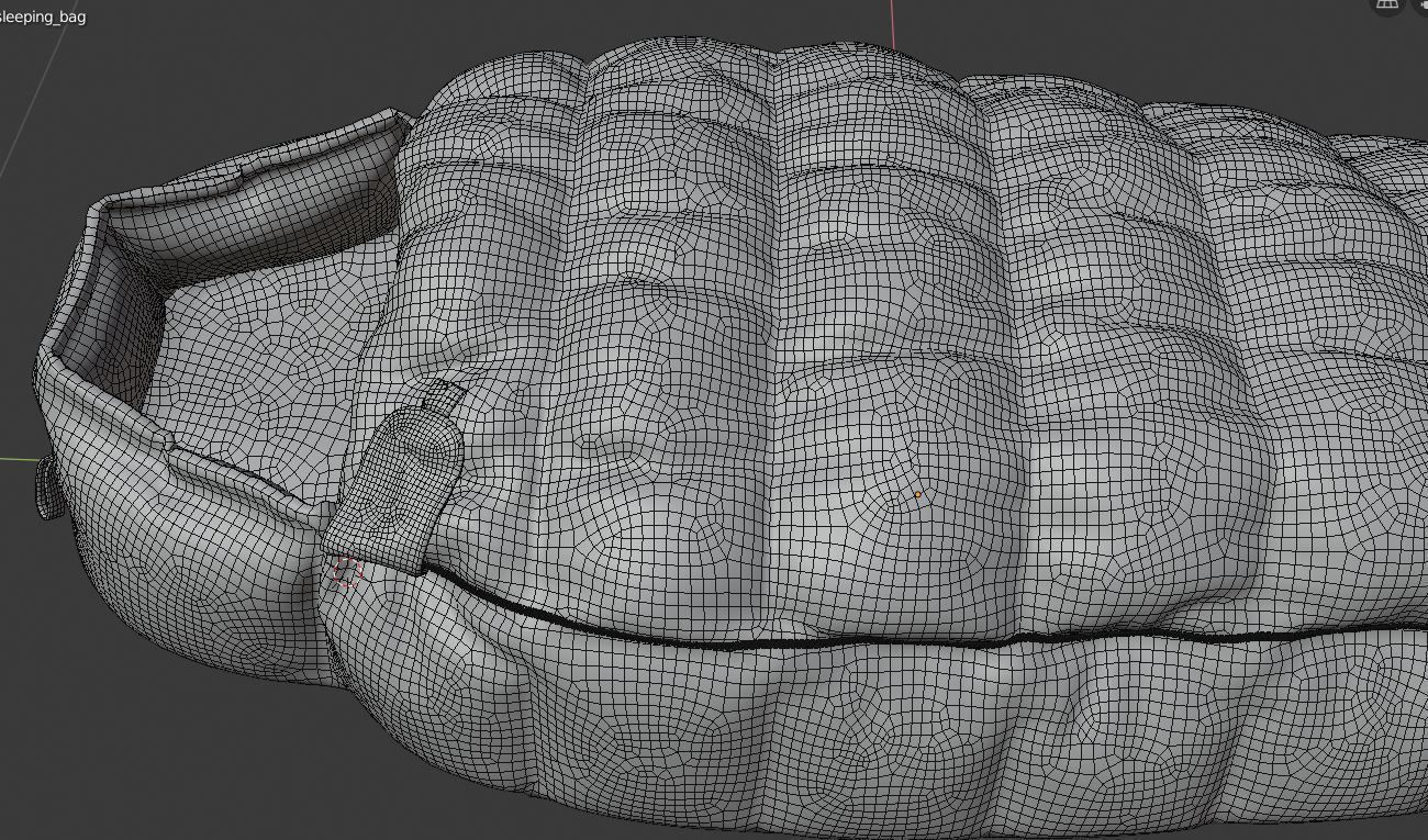 Sleeping bag 3D model_18