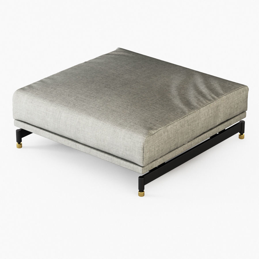 Pouf Ditre St Germain 3D model_1