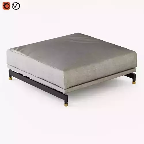 Pouf Ditre St Germain 3D model
