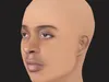 3D model Low Poly Ski Mask The Slump God Rapper Head VR / AR / low-poly ...
