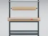 Packing Workbench with Kraft Roll Holder and Sliding Cutter 3D model ...