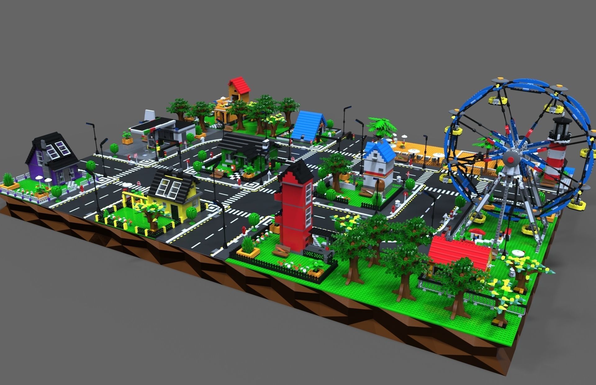 Lego City game  3D model_5