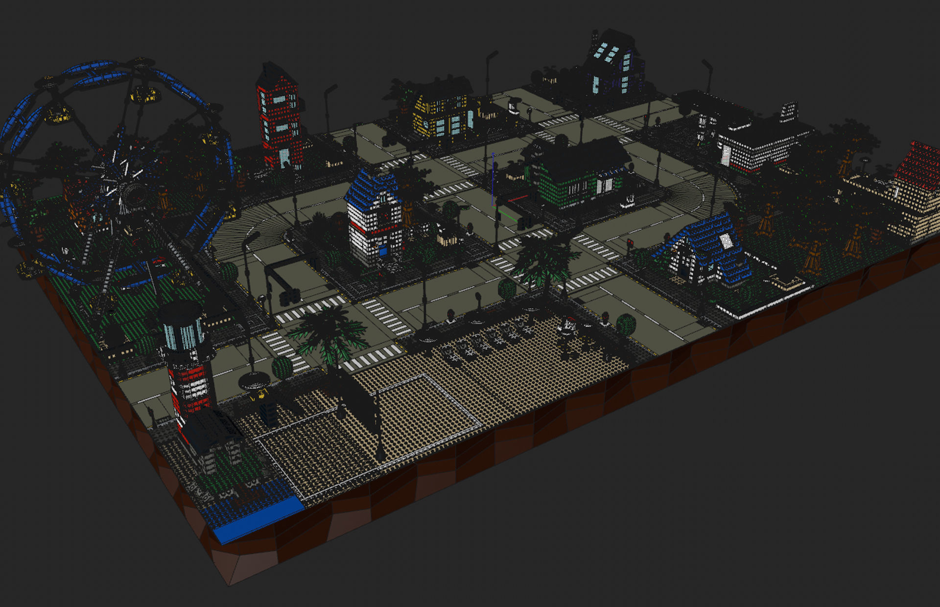 Lego City game  3D model_9
