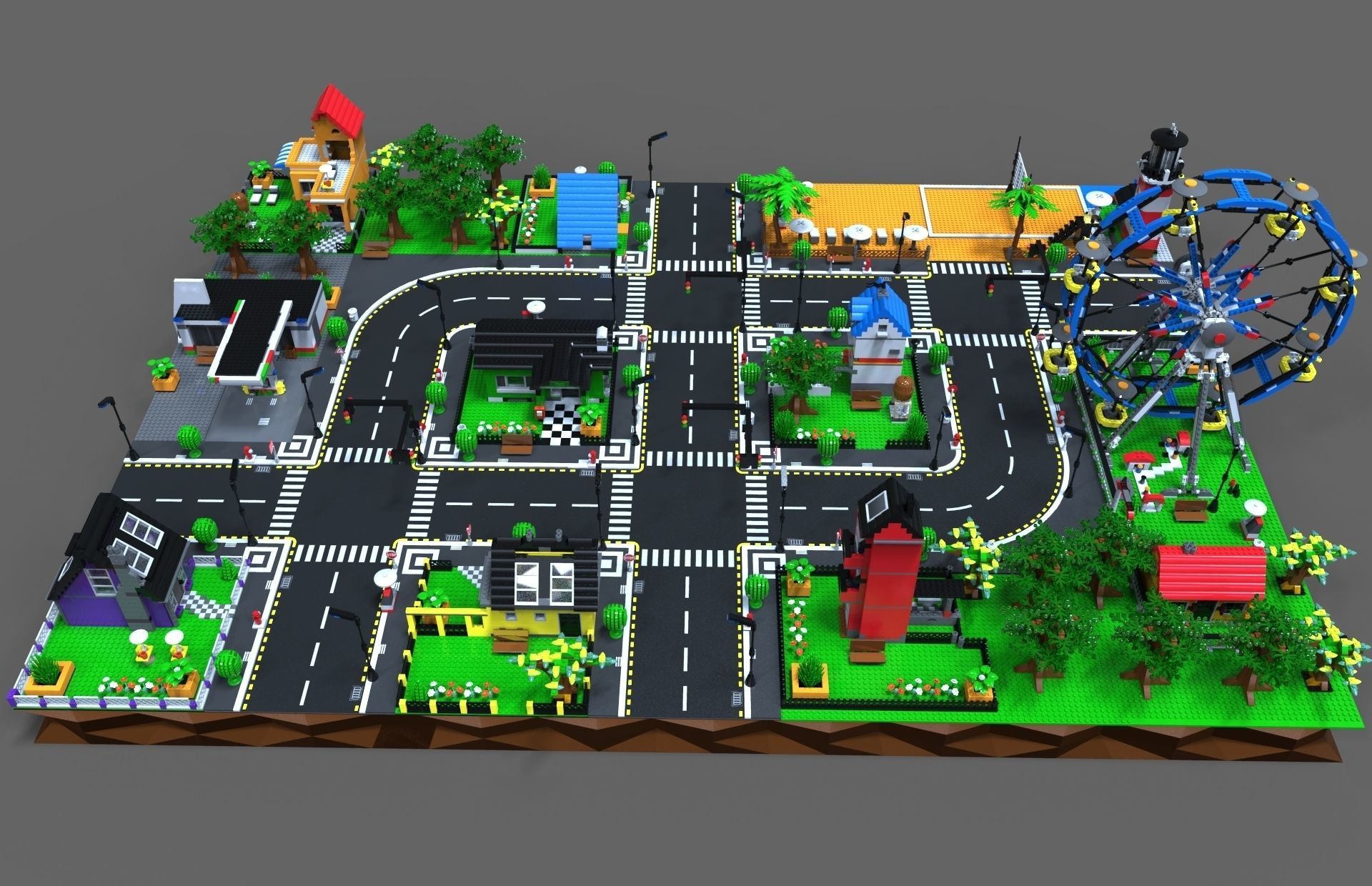 Lego City game  3D model_2