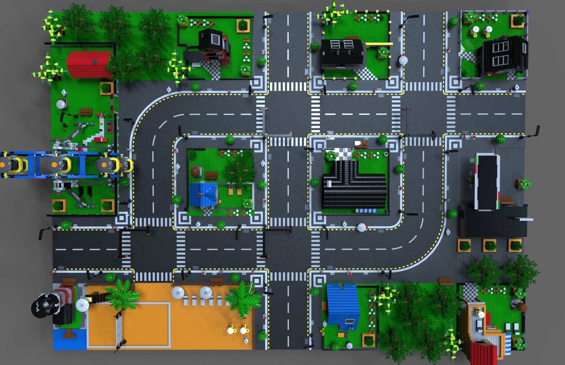 Lego City game  3D model_6