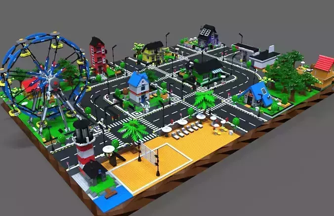 Lego City game  3D model