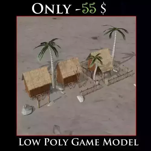 Realstic Villege Hut s