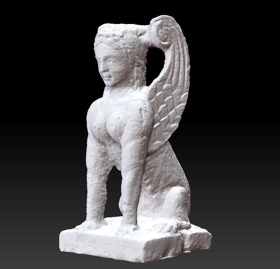 sphinx statue 3D print model