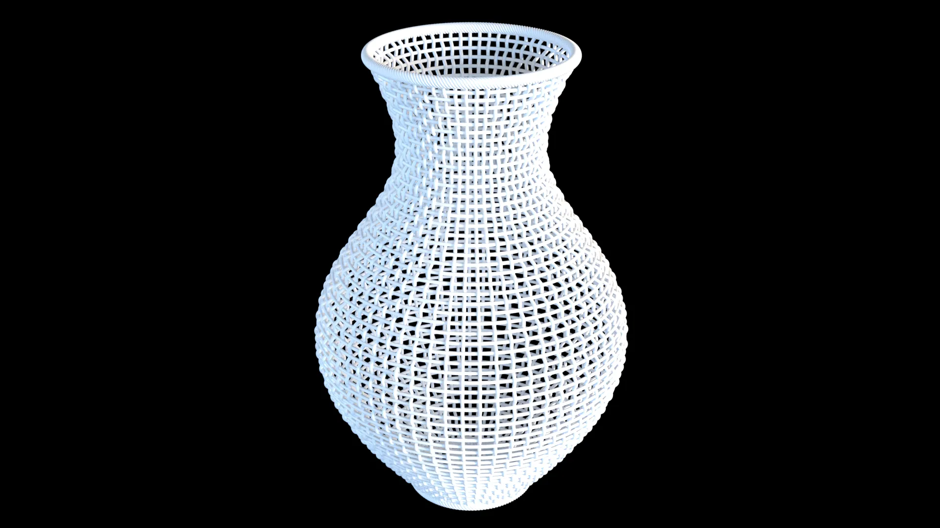 Wicker Vase 3D print model