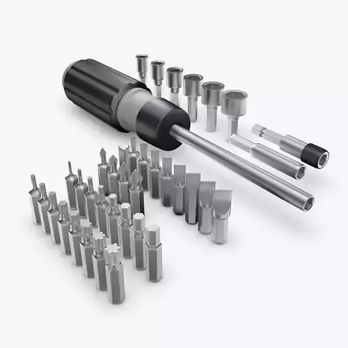 Bit screwdriver 3D model