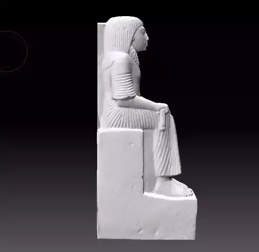 Pharaoh statue 3D print model