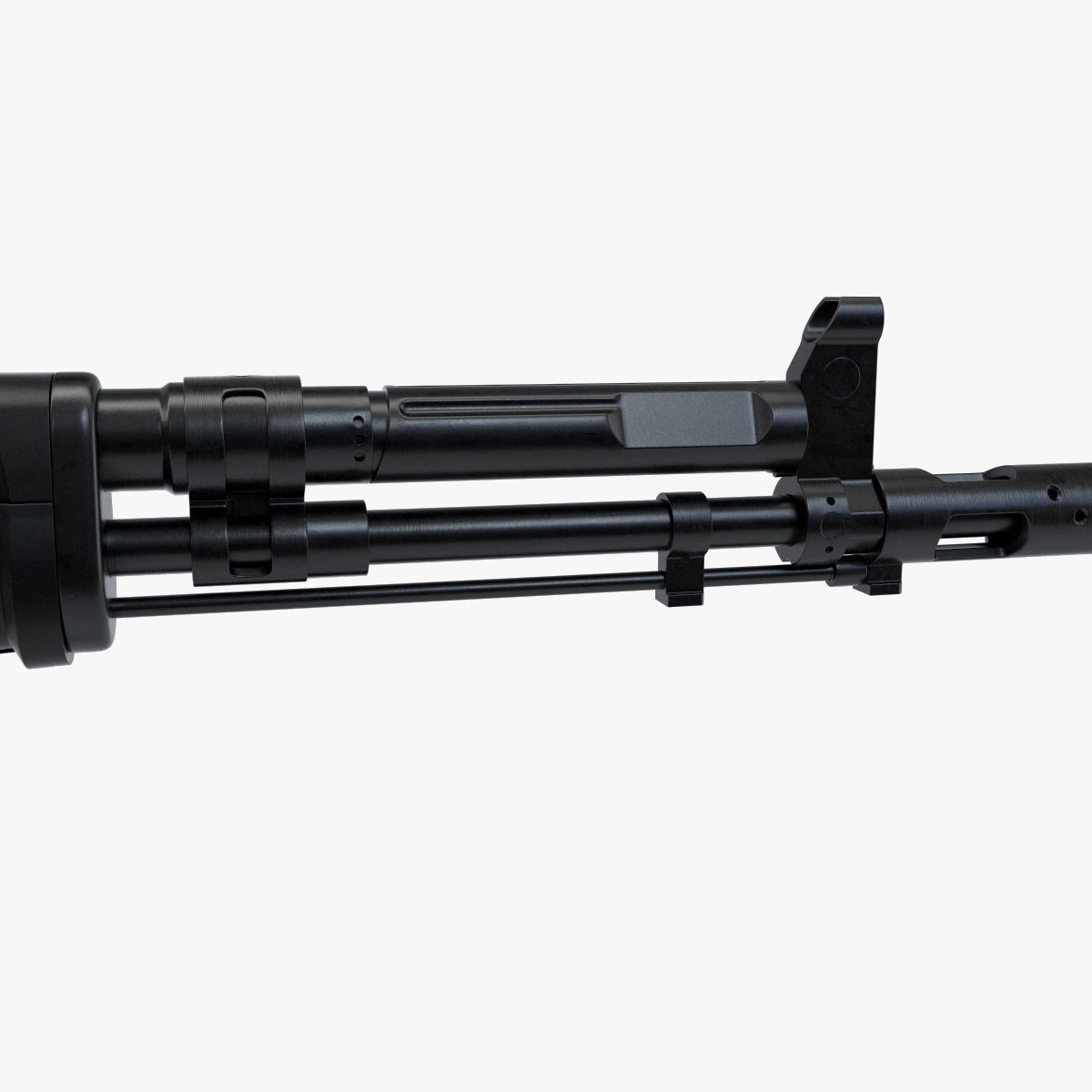 Assault rifle AEK 971 3D model_14