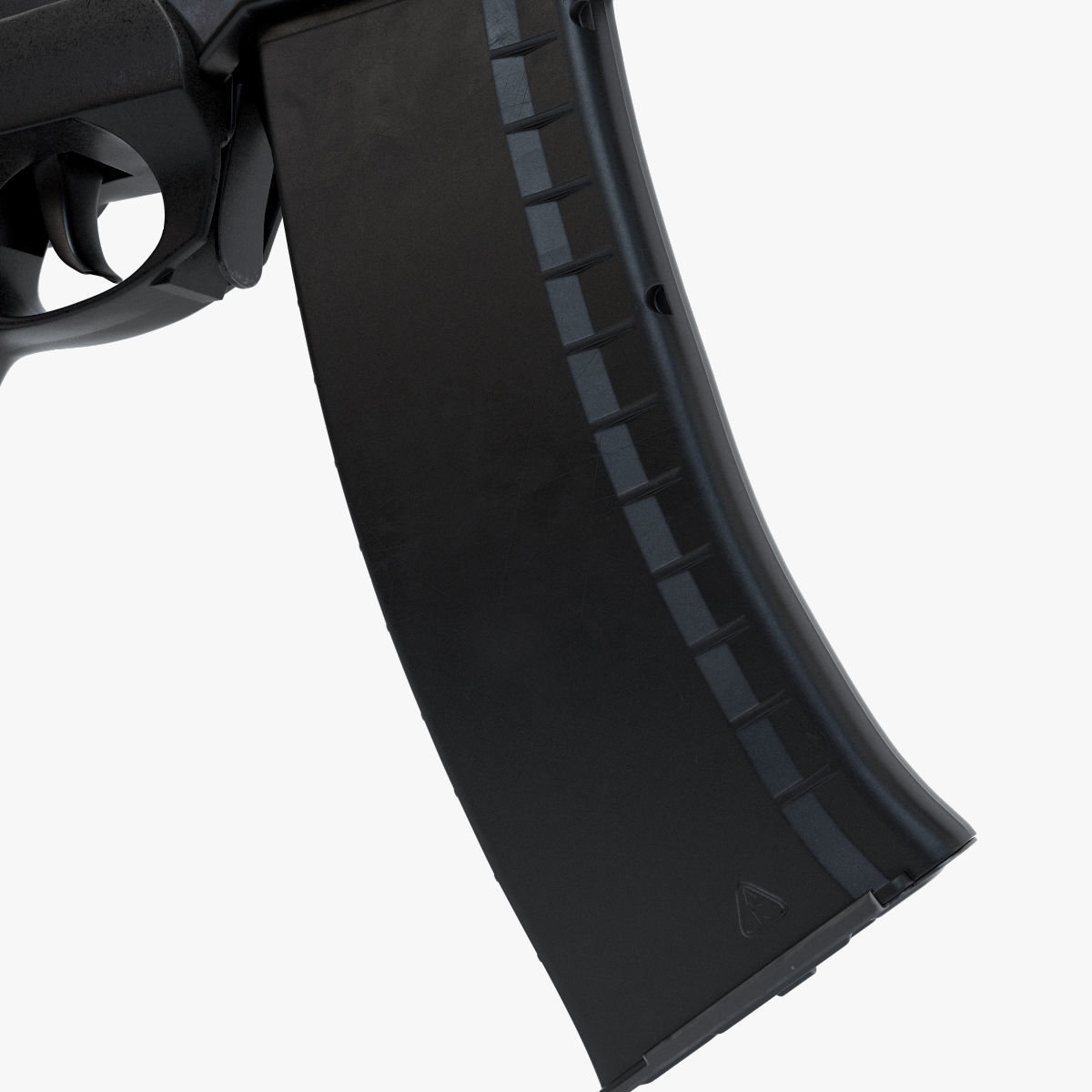 Assault rifle AEK 971 3D model_4