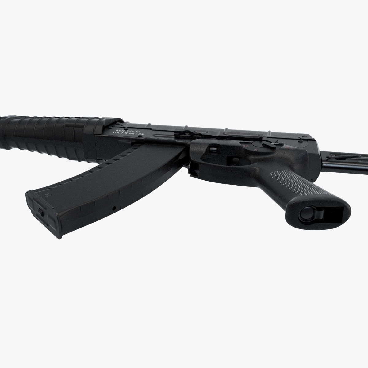 Assault rifle AEK 971 3D model_15