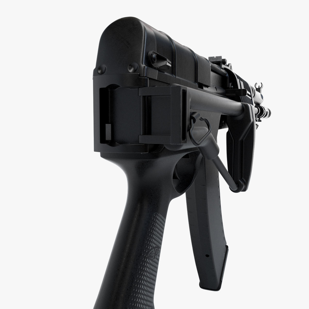 Assault rifle AEK 971 3D model_17