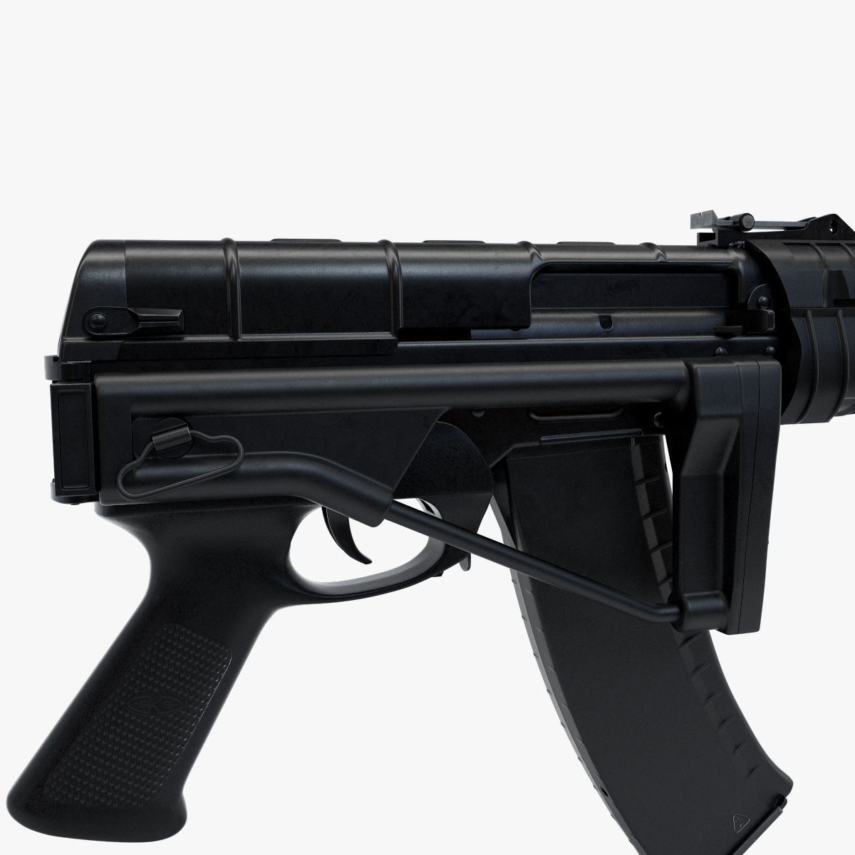 Assault rifle AEK 971 3D model_16