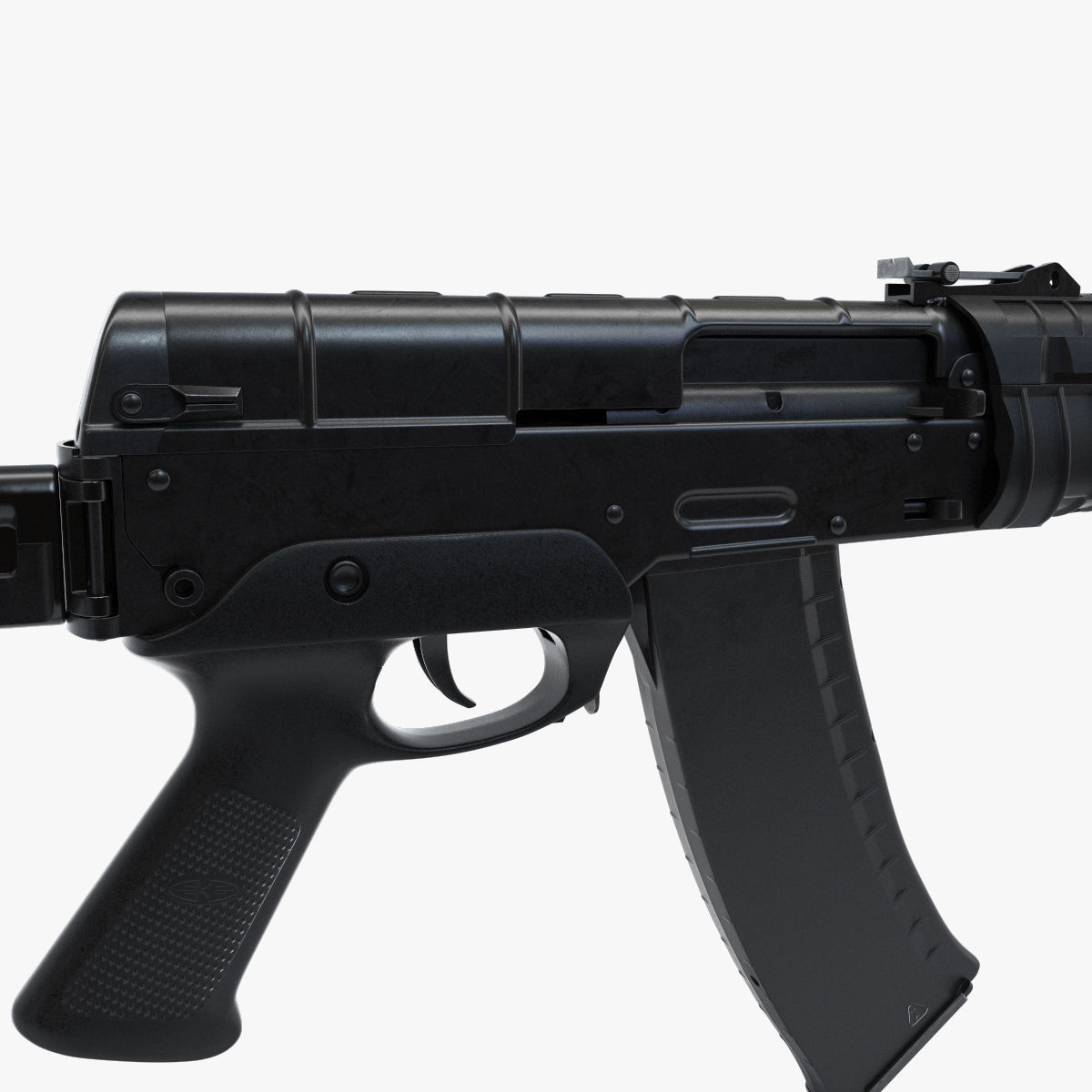 Assault rifle AEK 971 3D model_3