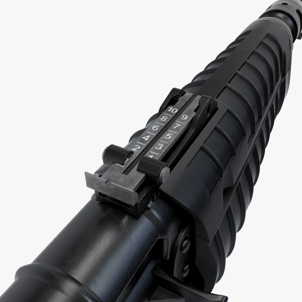 Assault rifle AEK 971 3D model_11