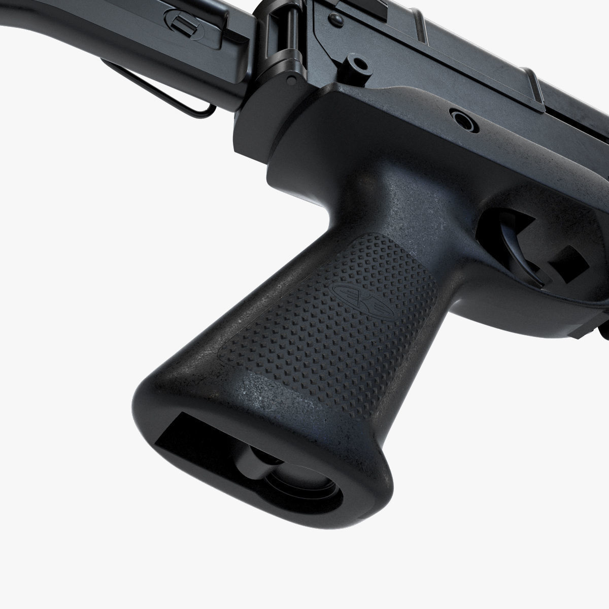 Assault rifle AEK 971 3D model_12