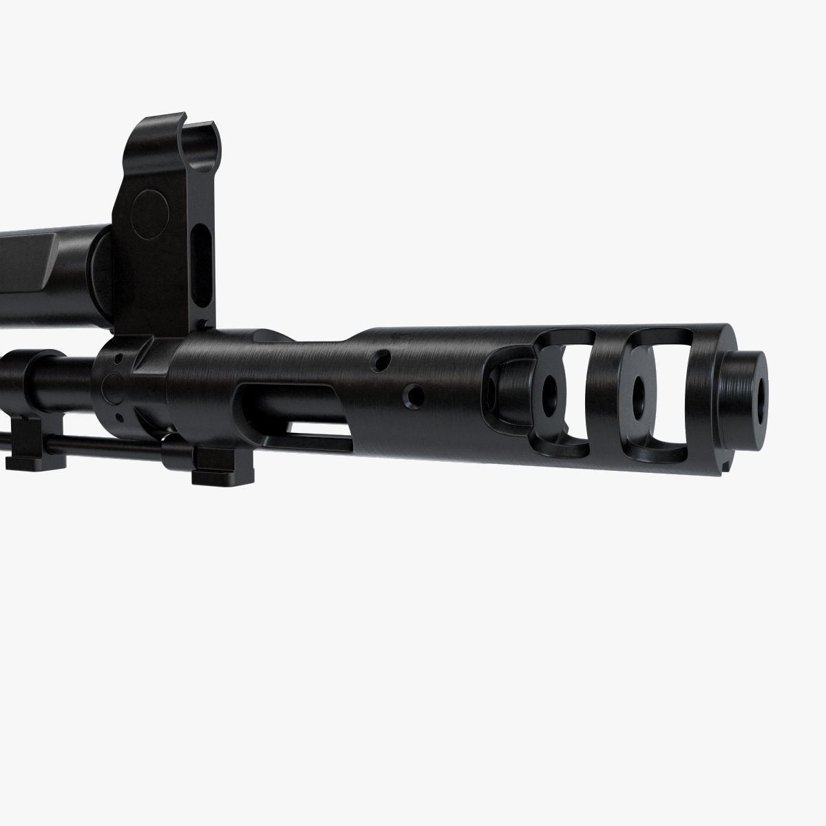 Assault rifle AEK 971 3D model_13