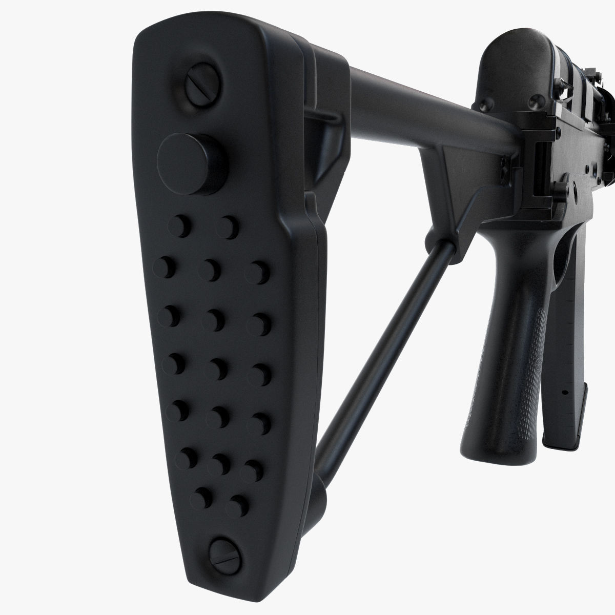 Assault rifle AEK 971 3D model_6