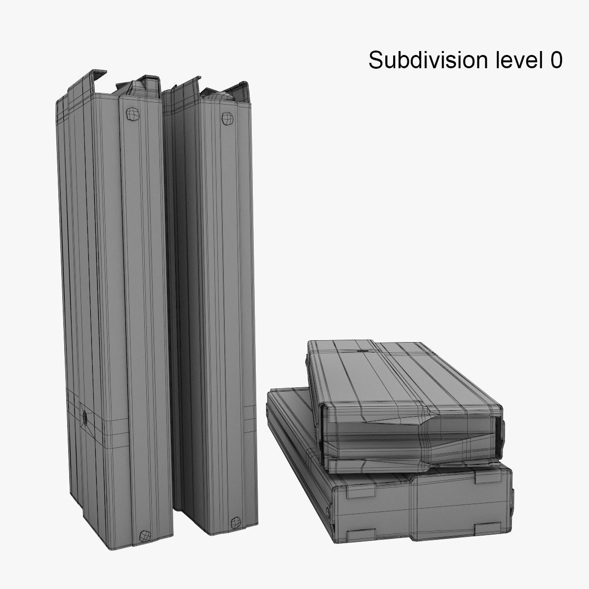 Compact assault rifle 9A91 3D model_26