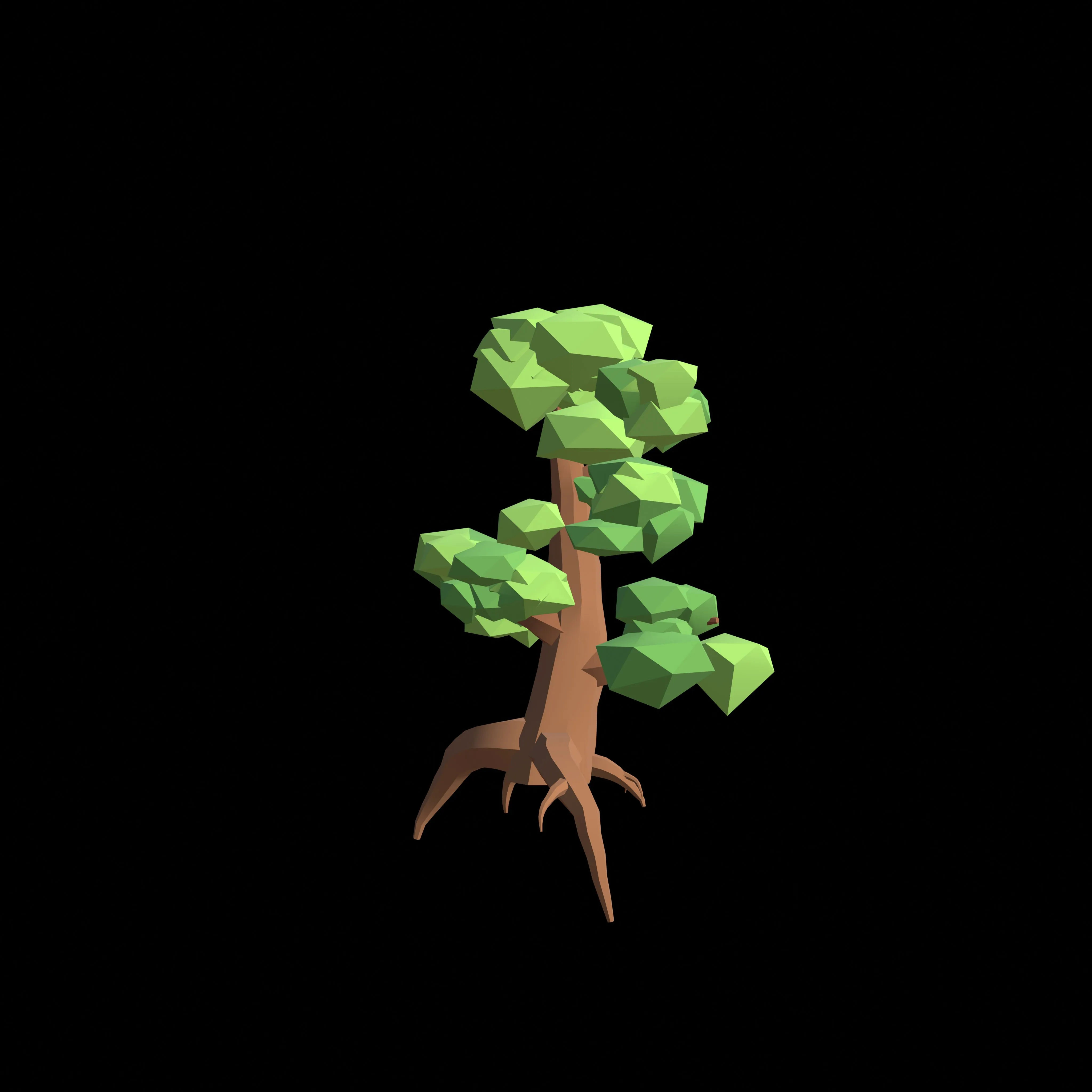 Low Poly Tree Series 11 Blender 3D Model Free 3D model