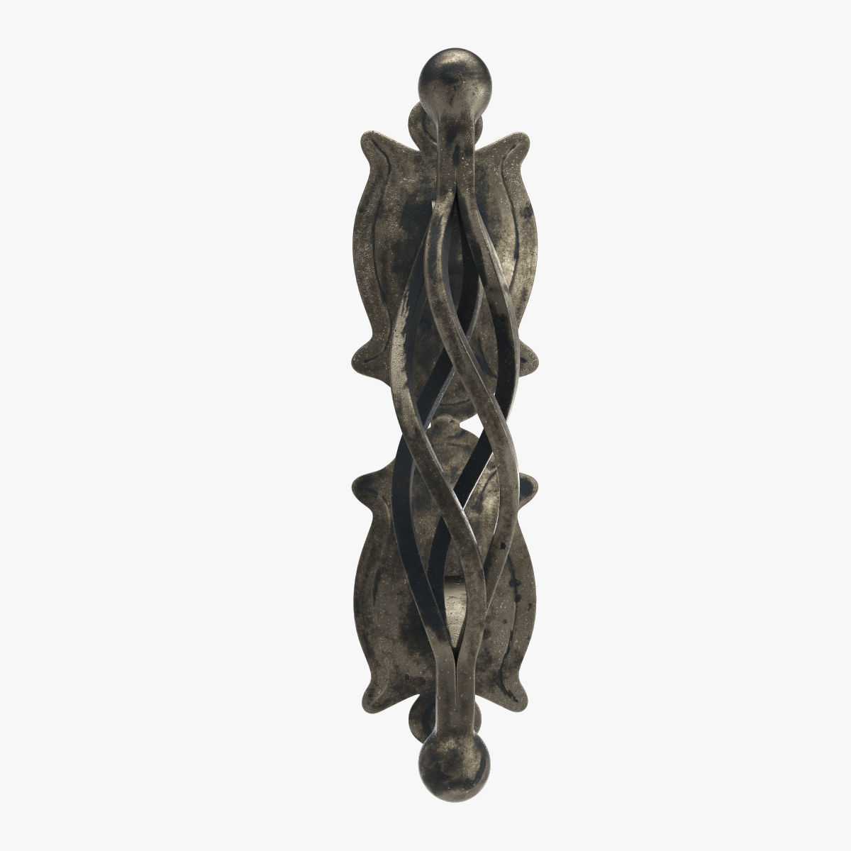 Forged door knob 3D model_5