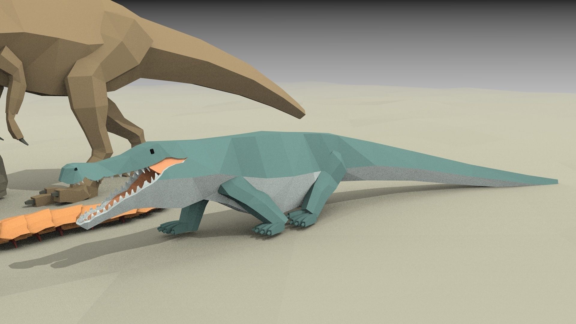 low poly animal pack Low-poly 3D model_5