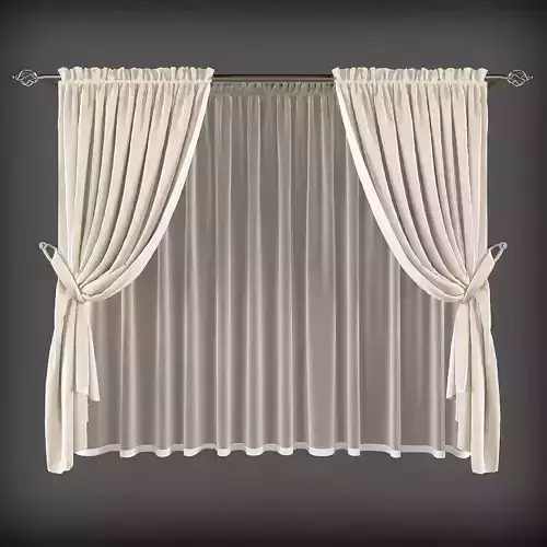 Curtain 3D model 293
