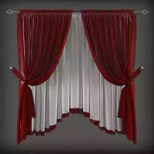 Curtain 3D model 294