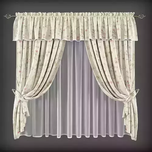 Curtain 3D model 295