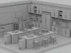 Science Laboratory Furniture And Equipment 3D model rigged | CGTrader