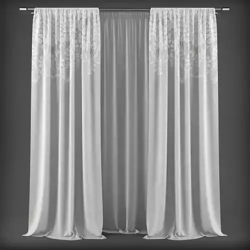 Curtain 3D model 298