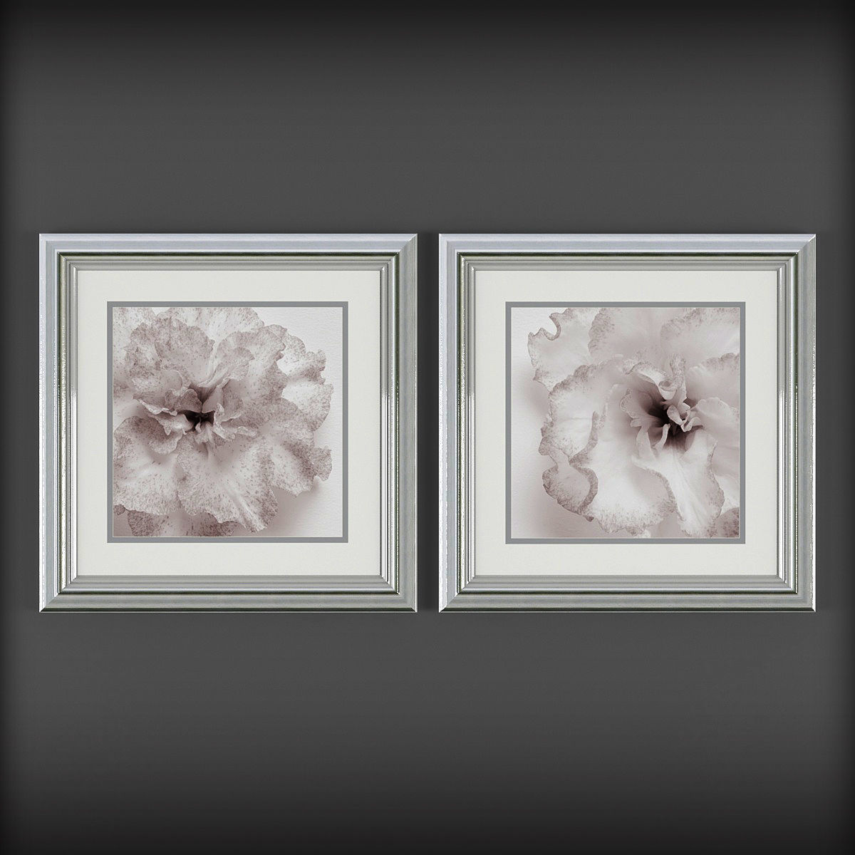 Picture Frames Low-poly 3D model_2