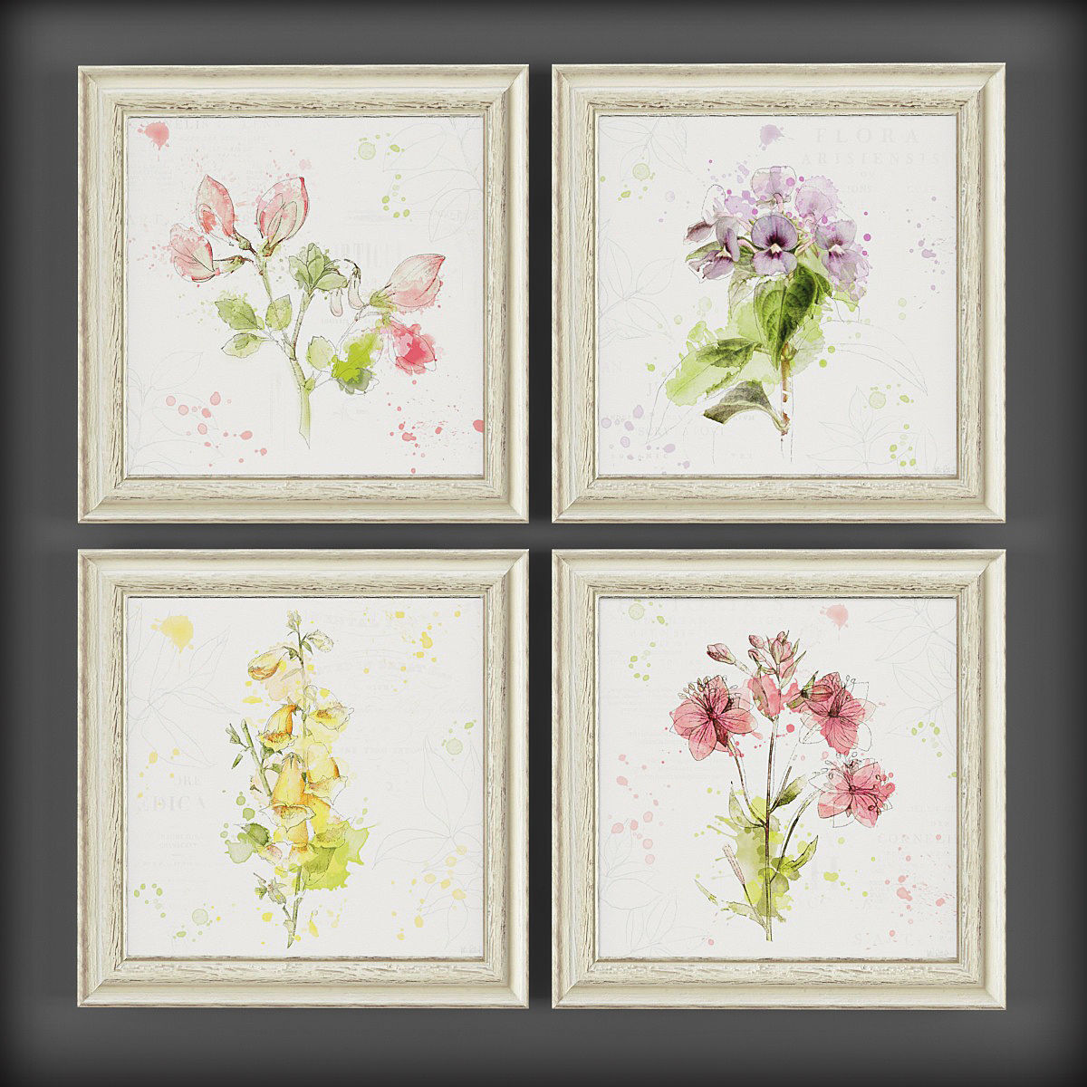 Picture Frames Low-poly 3D model_1